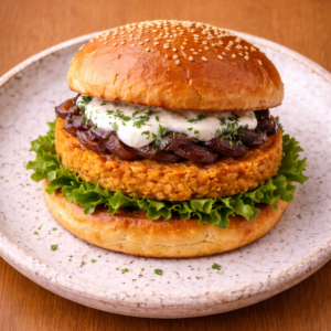 Burger végétal.